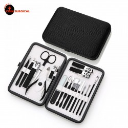  Professional Manicure Pedicure Tools 18 Pcs - Coin Surgical