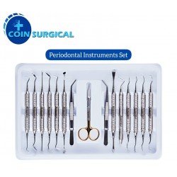 Periodontal Instruments 15 Pcs Set- Coin Surgical